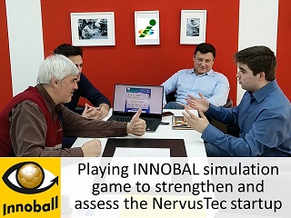 INNOBALL example NervusTec bionics startup Russia Vadim Kotelnikov Kyryl Lahminov