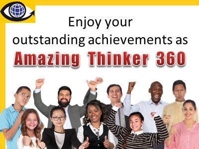 How to become a genous Amazing Thinker 360 e-book PowerPoint slides download