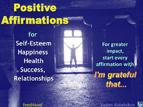 Gratitude-powered Positive Affirmation