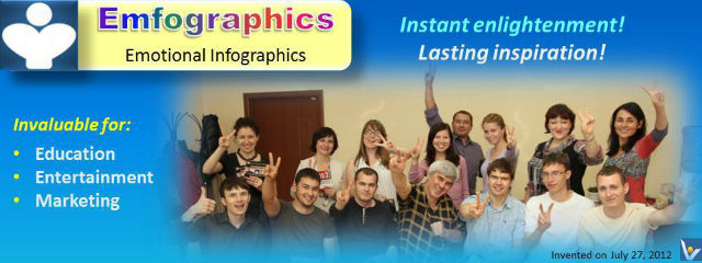 Emfographics banner - Emotional Infographics - Instant enlightenment, lasting inspiration