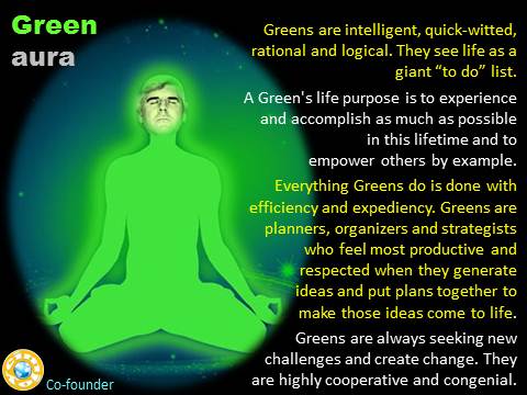 green color aura meaning