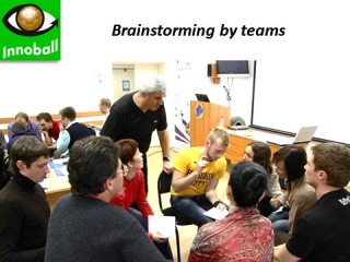 INNOBALL Innovation Brainball ideation process team brainstorming Vadin Kotelnikov author trainer