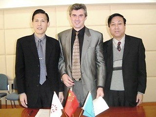 Vadim Kotelnikov Wei Di China Shanghia STTE agreement signed