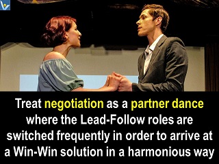 Marketing as a Dance - negotiation as a partner dance quotes Vadim