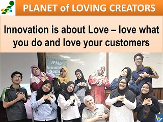 Nobel Peace Prize nominee Vadim Kotelnikov Innompic Planet of Loving Creators iinnovation love