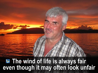Wind of Life quotes Positive Attitude Vadim Kotelnikov The wind of life is always fair even though it may look unfair