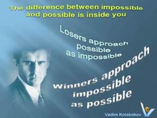 Vadim Kotelnikov quotes Winners vs. losers #winner